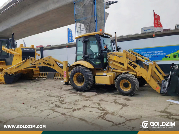 French Polynesia - 1 Unit SHANTUI SBH388 Backhoe Loader