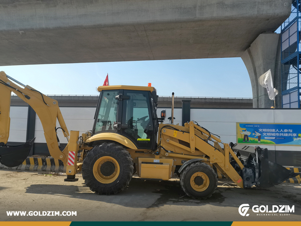 French Polynesia - 1 Unit SHANTUI SBH388 Backhoe Loader