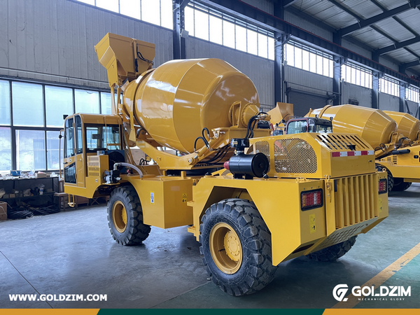 El Salvador - 1 Unit HONGYUAN HY3500 Self-loading Concrete Mixer Truck