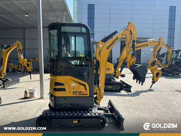 Slovenia - 1 Unit SHANTUI SE18SR Mini Excavator