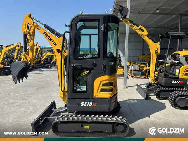 Slovenia - 1 Unit SHANTUI SE18SR Mini Excavator