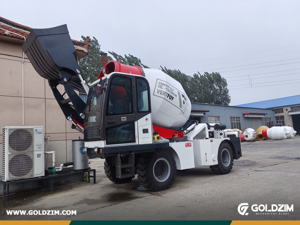 Armenia - 1 Unit LUZUN JBC5500 Self Loading Concrete Mixer Truck