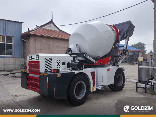 Armenia - 1 Unit LUZUN JBC5500 Self Loading Concrete Mixer Truck